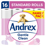 Andrex Gentle Clean Toilet Tissue Rolls x16 GOODS Sainsburys   