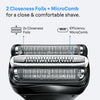 Braun Series 3+ electric shaver 3040S blue, UK version