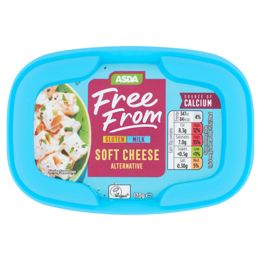 ASDA Free From Soft Cheese Alternative GOODS ASDA   