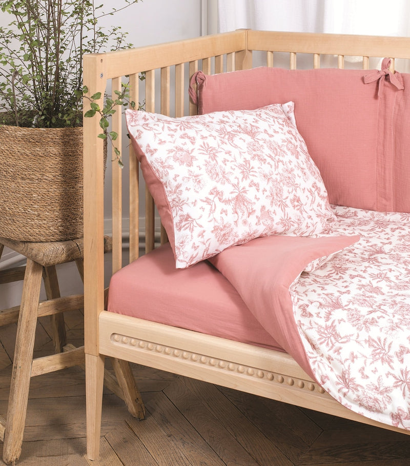 Tartine et Chocolat floral print bed bumper, imported from the UK