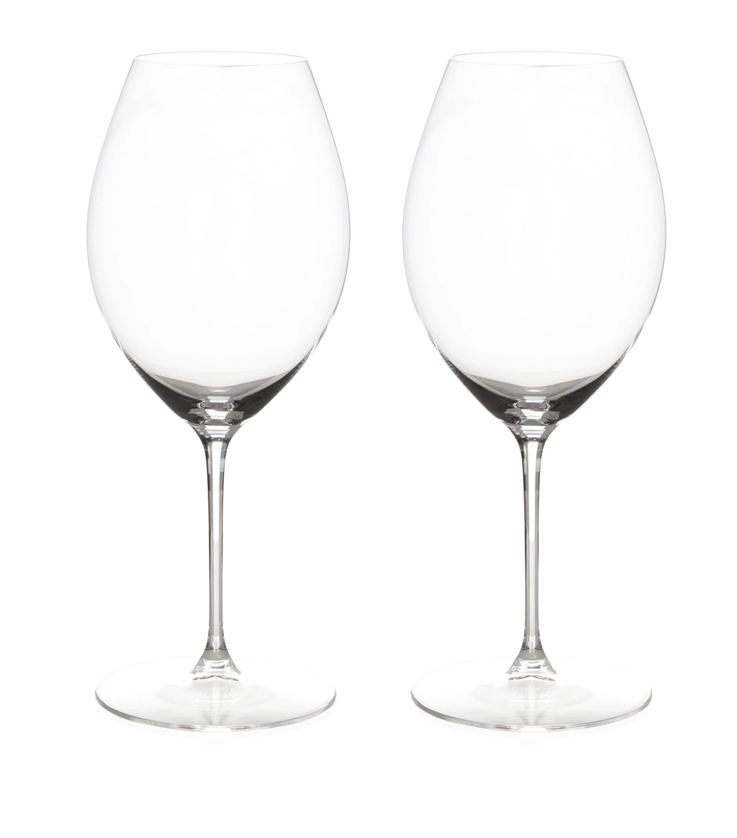 Riedel Veritas Old World Syrah wine glasses 630ml, imported from the UK