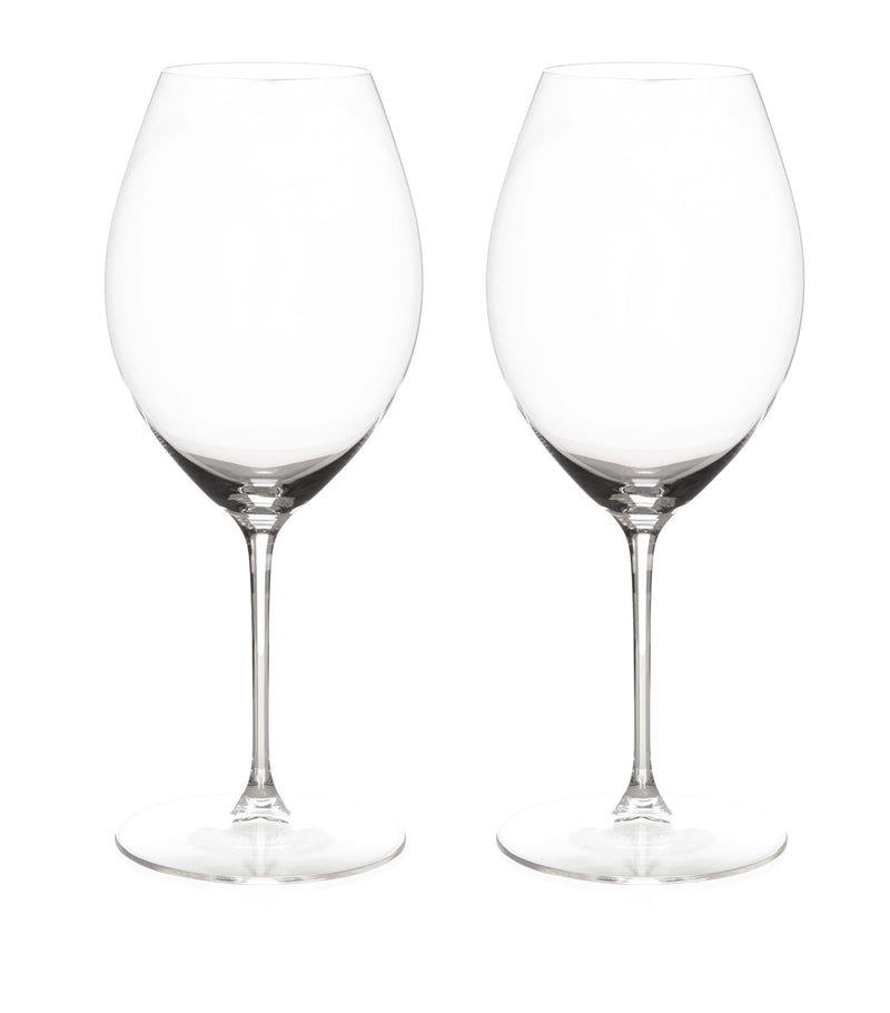 Riedel Veritas Old World Syrah wine glasses 630ml, imported from the UK