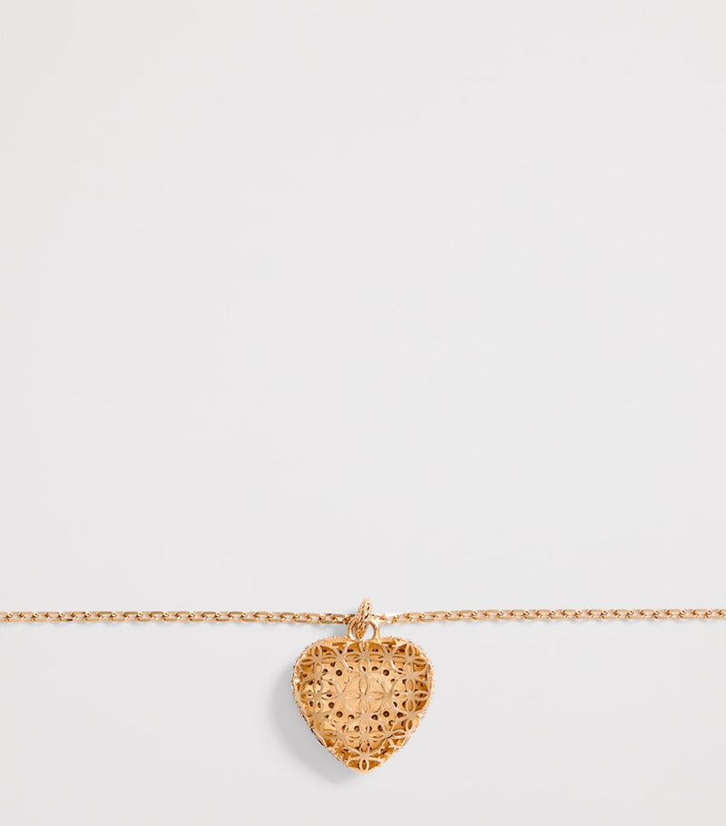 Valentino Garavani Crystal Coeur Royal necklace 50cm, UK version