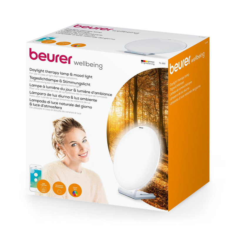 Beurer 2-in-1 daylight therapy lamp with mood light (British brand)