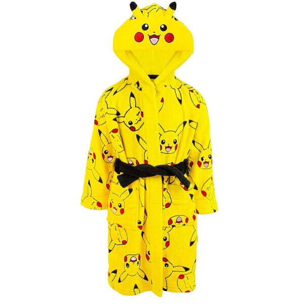 Pokemon Kids Pikachu Faces Dressing Gown (13-14 Years) GOODS Superdrug   