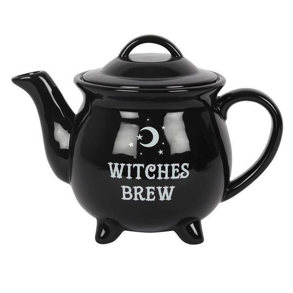 Something Different Witches Brew ceramic tea set cauldron design (British brand)