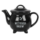 Something Different Witches Brew ceramic tea set cauldron design (British brand)