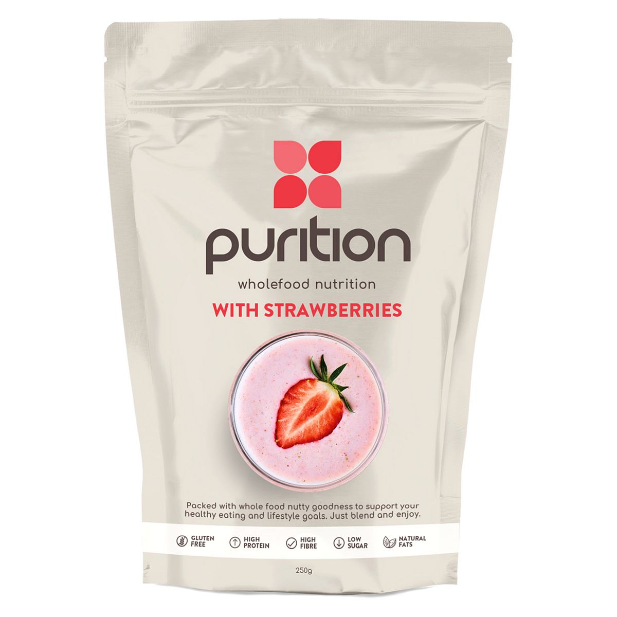 Purition Original Wholefood Nutrition with Strawberries - 250g GOODS Boots   