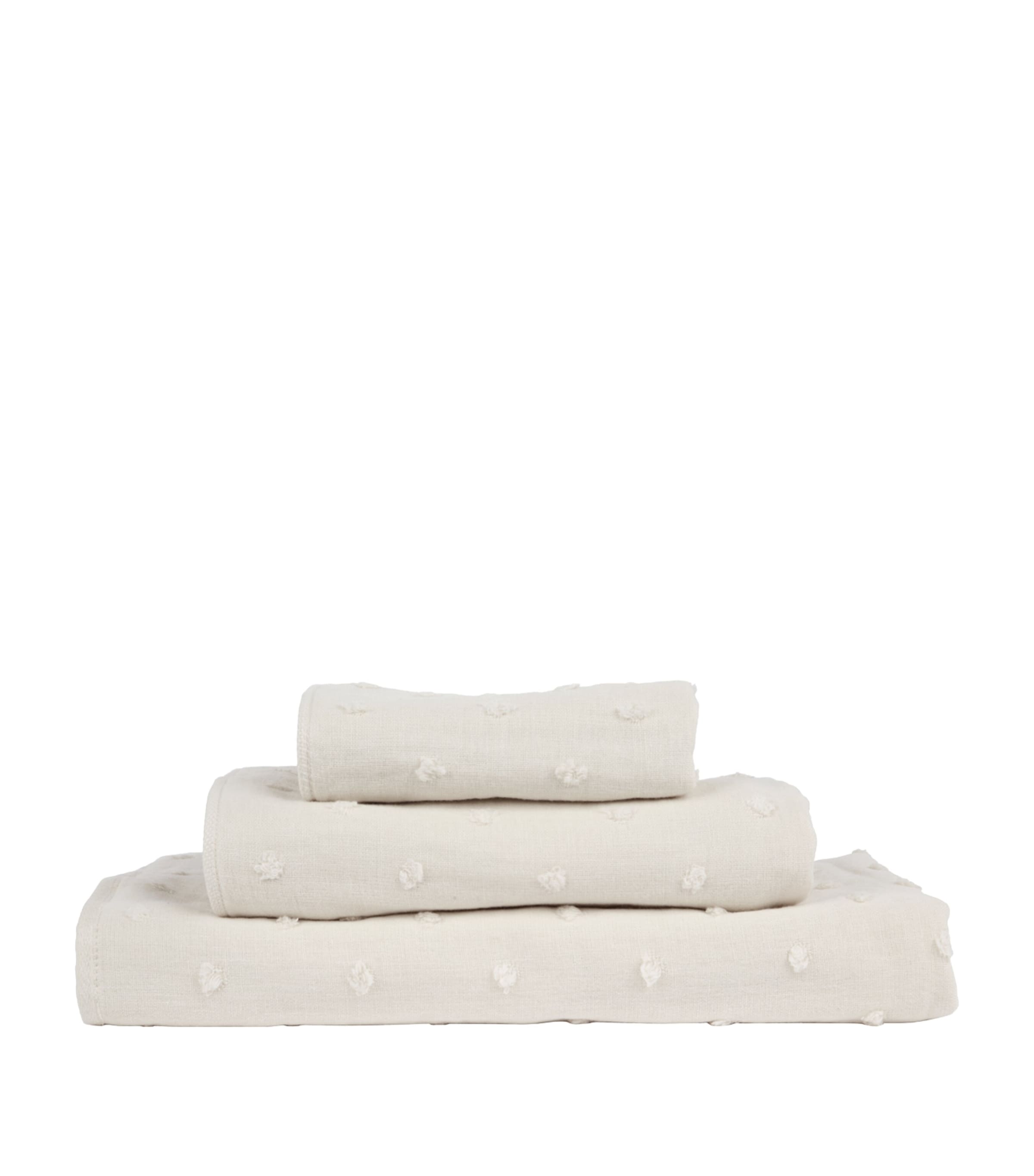 Uchino Zero Twist Gauze Dots hand towel 60cm x 100cm (British brand)