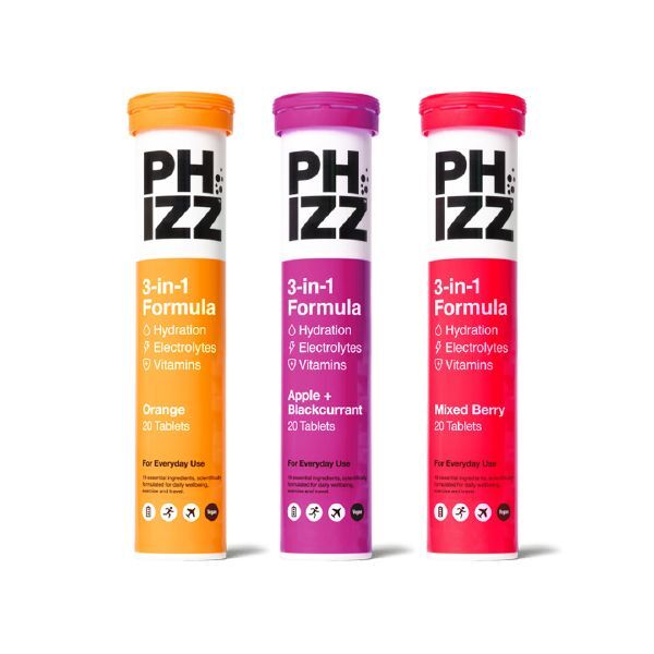 Phizz 3in1 Hydration, Electrolytes & Vitamins Bundle 2 GOODS Superdrug   