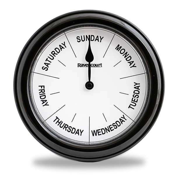 Ravencourt Memory Loss Days of the Week Clock GOODS Superdrug   