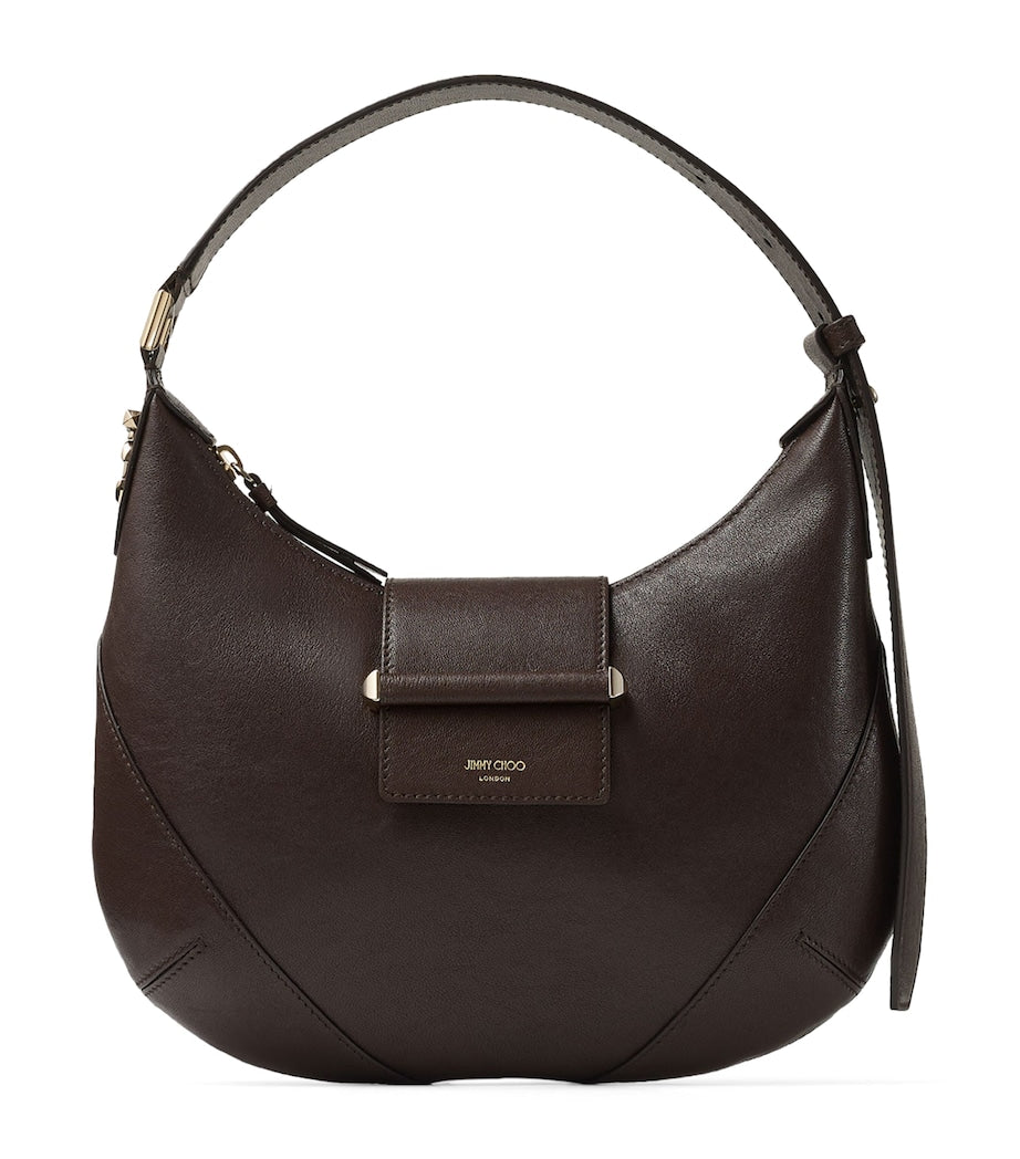 Jimmy Choo Small Bar leather shoulder bag (British brand)