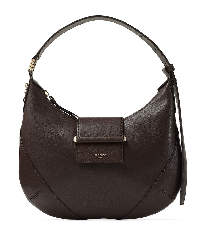Jimmy Choo Small Bar leather shoulder bag (British brand)