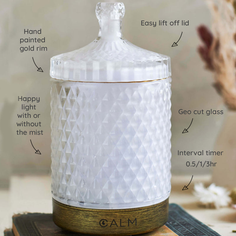B Calm Live Calm essential oil diffuser set, imported from the UK