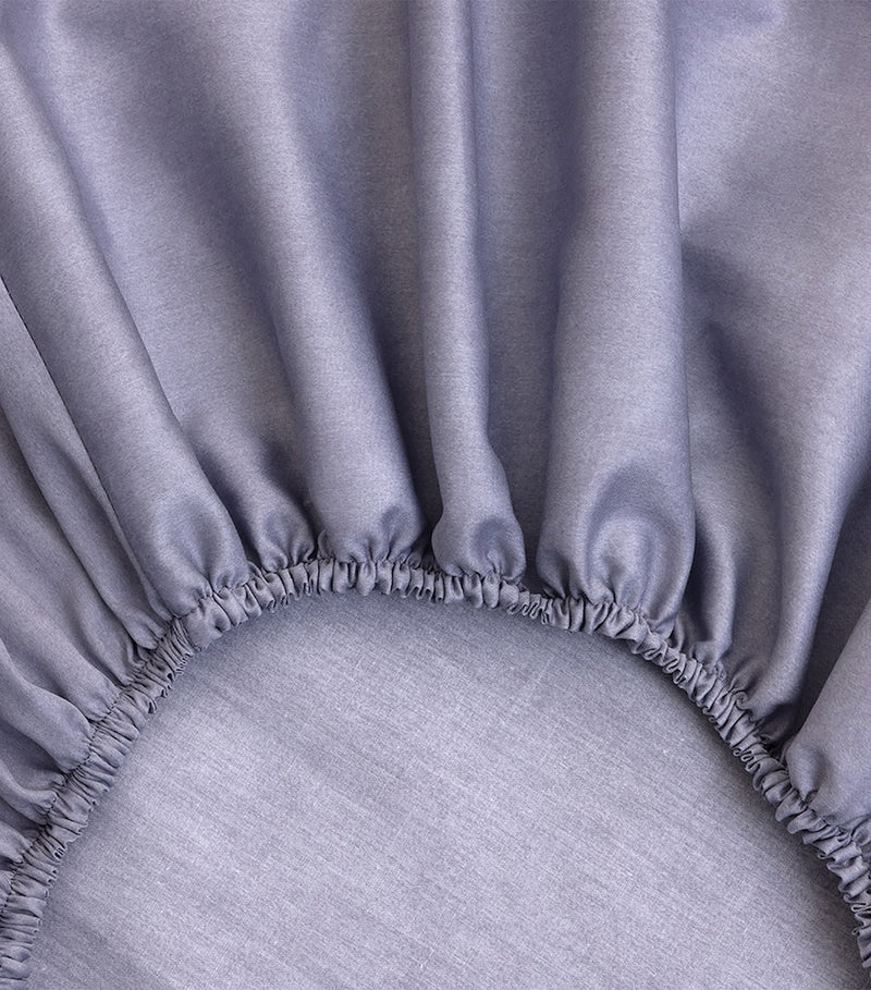 Yves Delorme Brume double fitted sheet 140cm x 200cm (British brand)