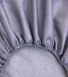 Yves Delorme Brume double fitted sheet 140cm x 200cm (British brand)