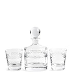 Wedgwood Crystal Neo decanter and tumbler set (British brand)