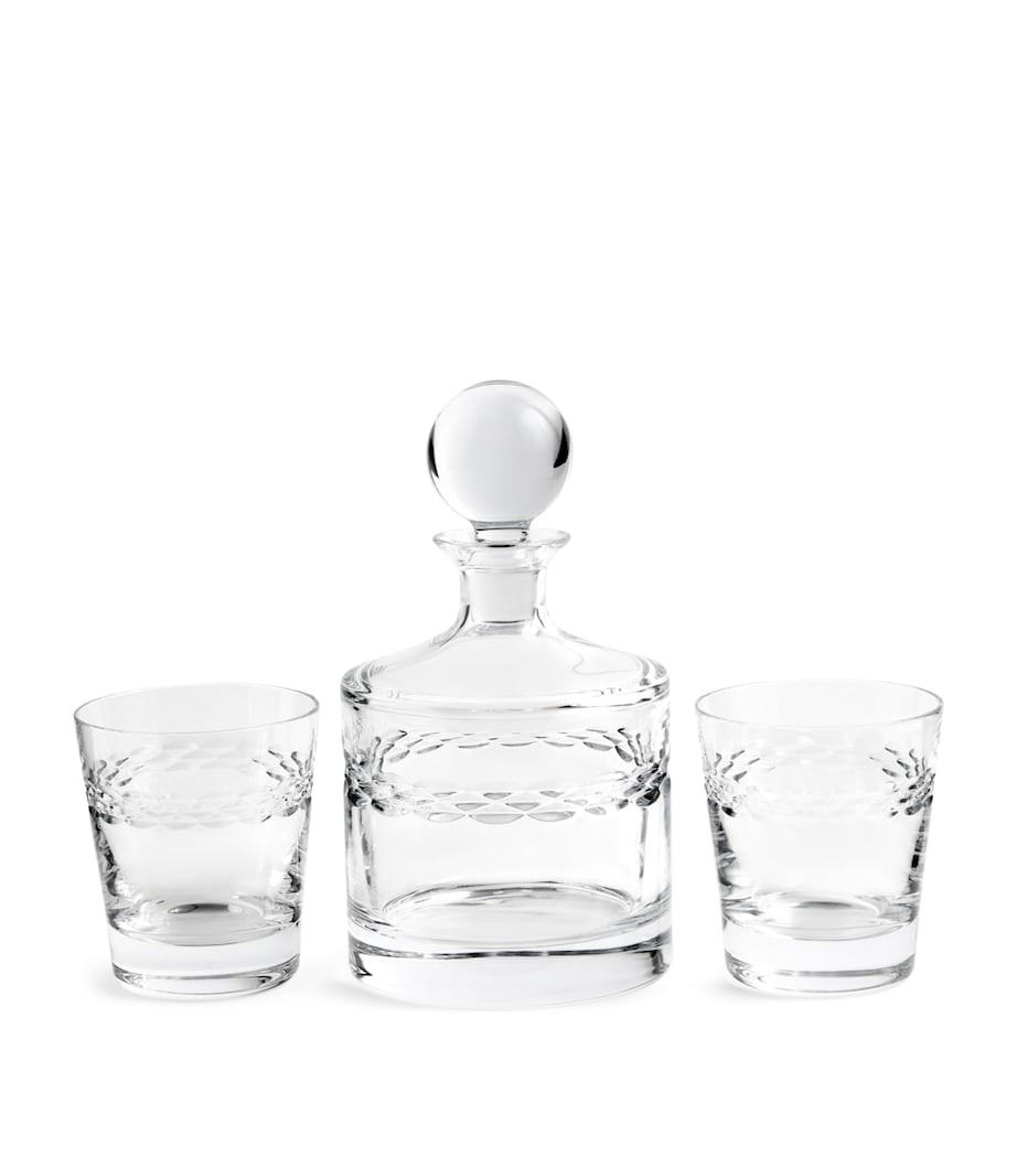 Wedgwood Crystal Neo decanter and tumbler set (British brand)
