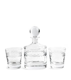 Wedgwood Crystal Neo decanter and tumbler set (British brand)