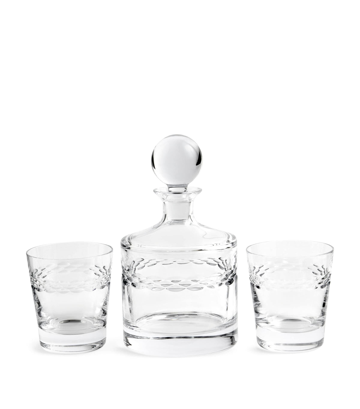 Wedgwood Crystal Neo decanter and tumbler set (British brand)