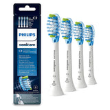 Philips Sonicare Premium Plaque Defence BrushSync Enabled Replacement Brush Heads - 4pk White HX9044/17 Dental Boots   