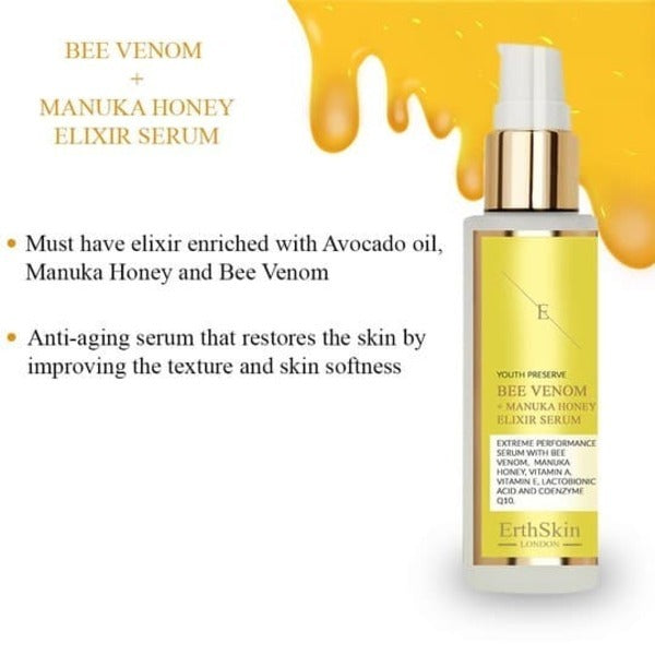Erth Skin Bee Venom Manuka Honey Serum 60ml - British product