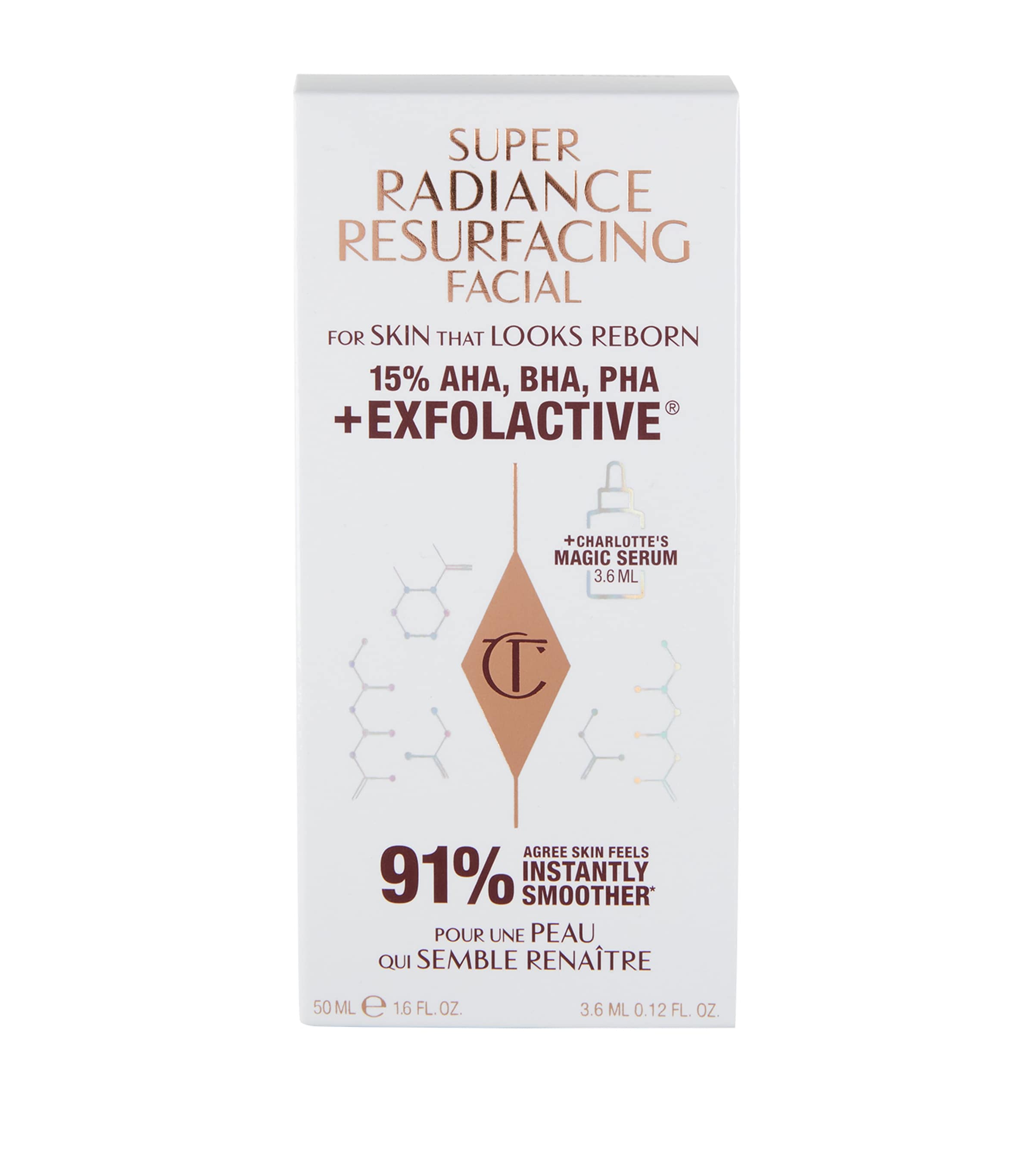 Charlotte Tilbury Super Radiance Resurfacing Facial 50ml - British product