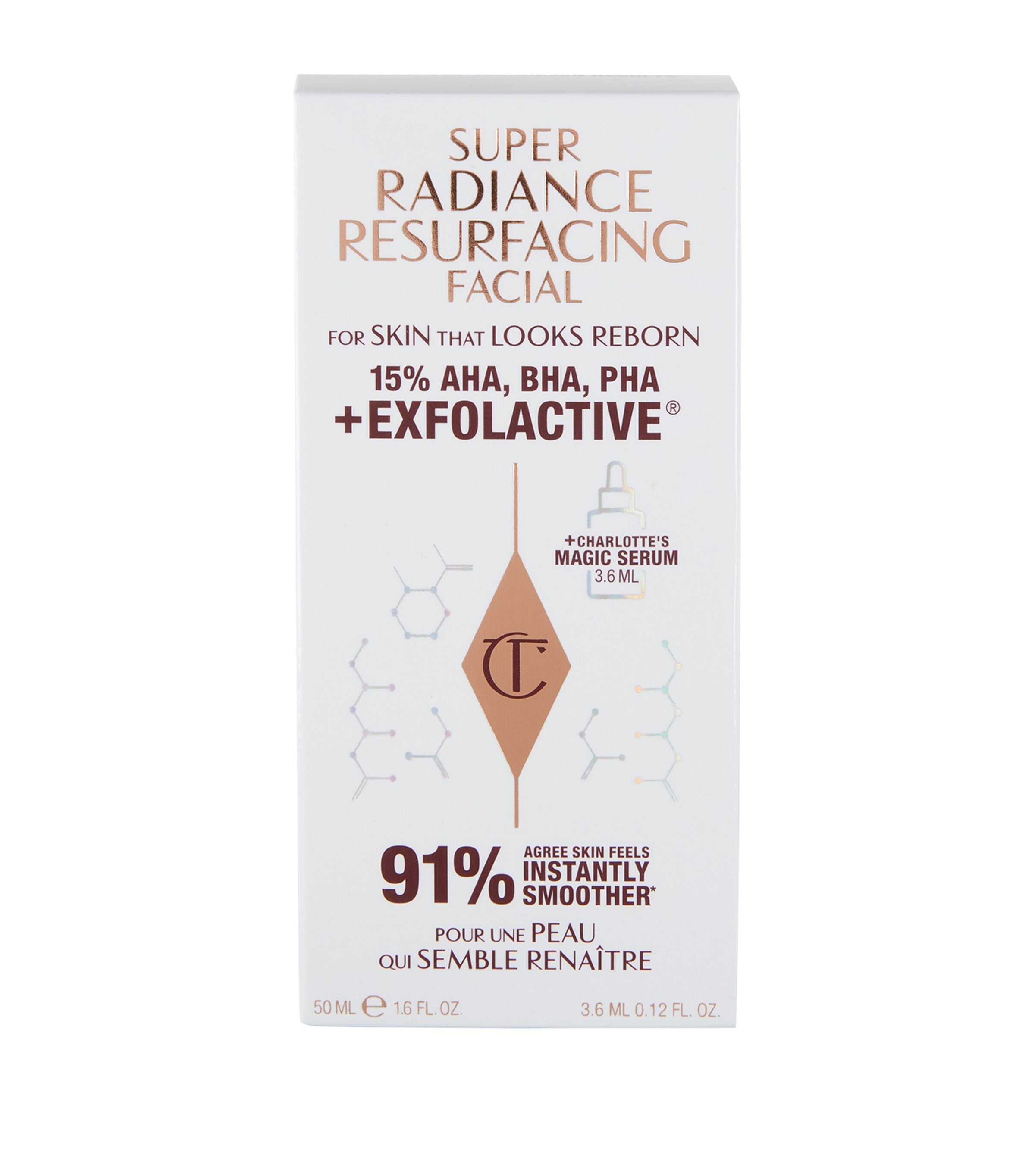Charlotte Tilbury Super Radiance Resurfacing Facial 50ml - British product