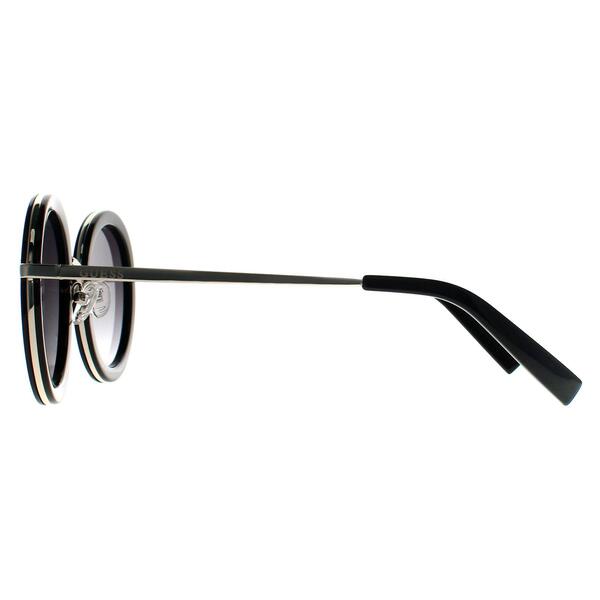 Guess round frame sunglasses black gradient, imported from the UK