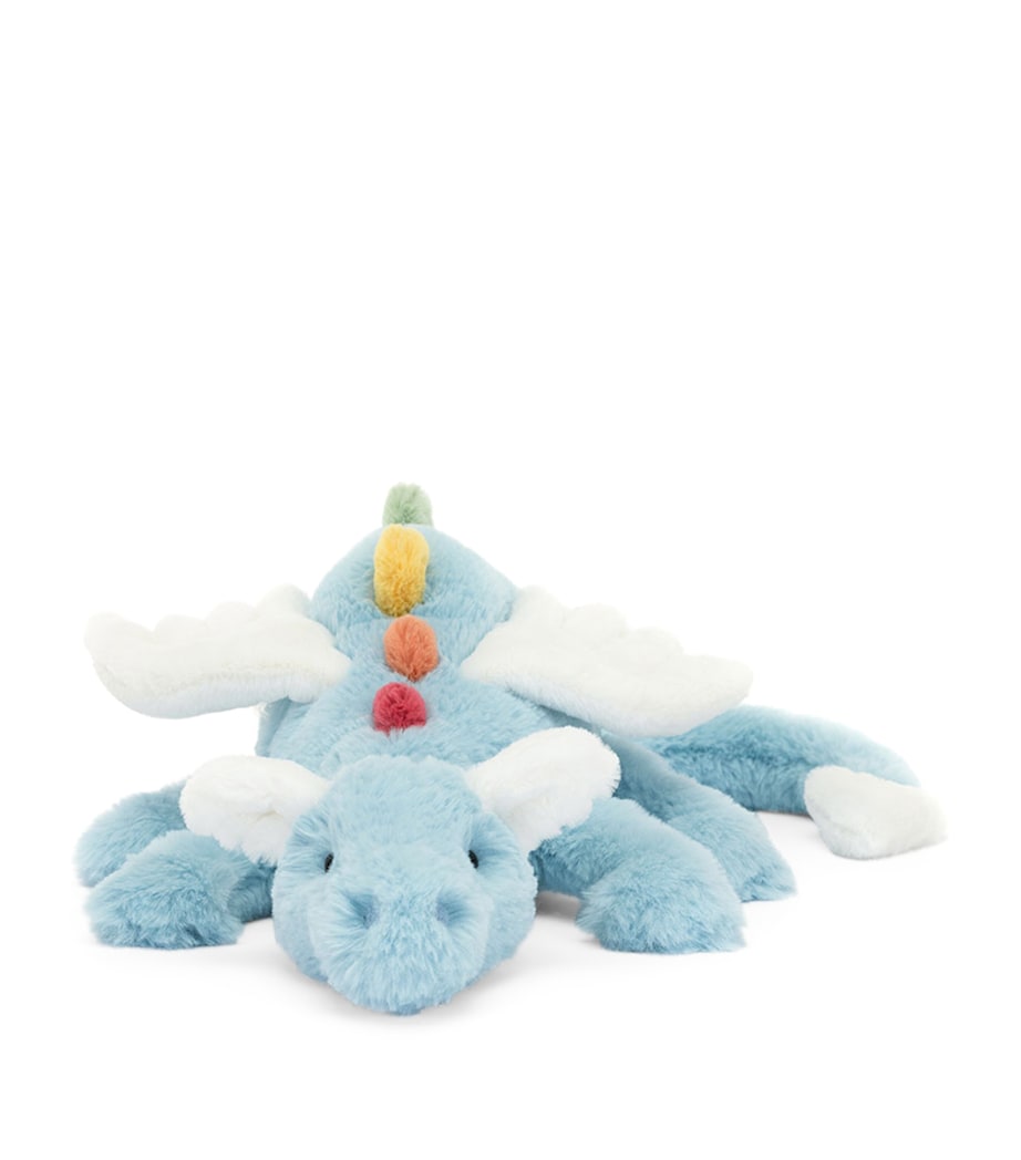 Jellycat Large Sky Dragon plush toy 12cm, imported from the UK