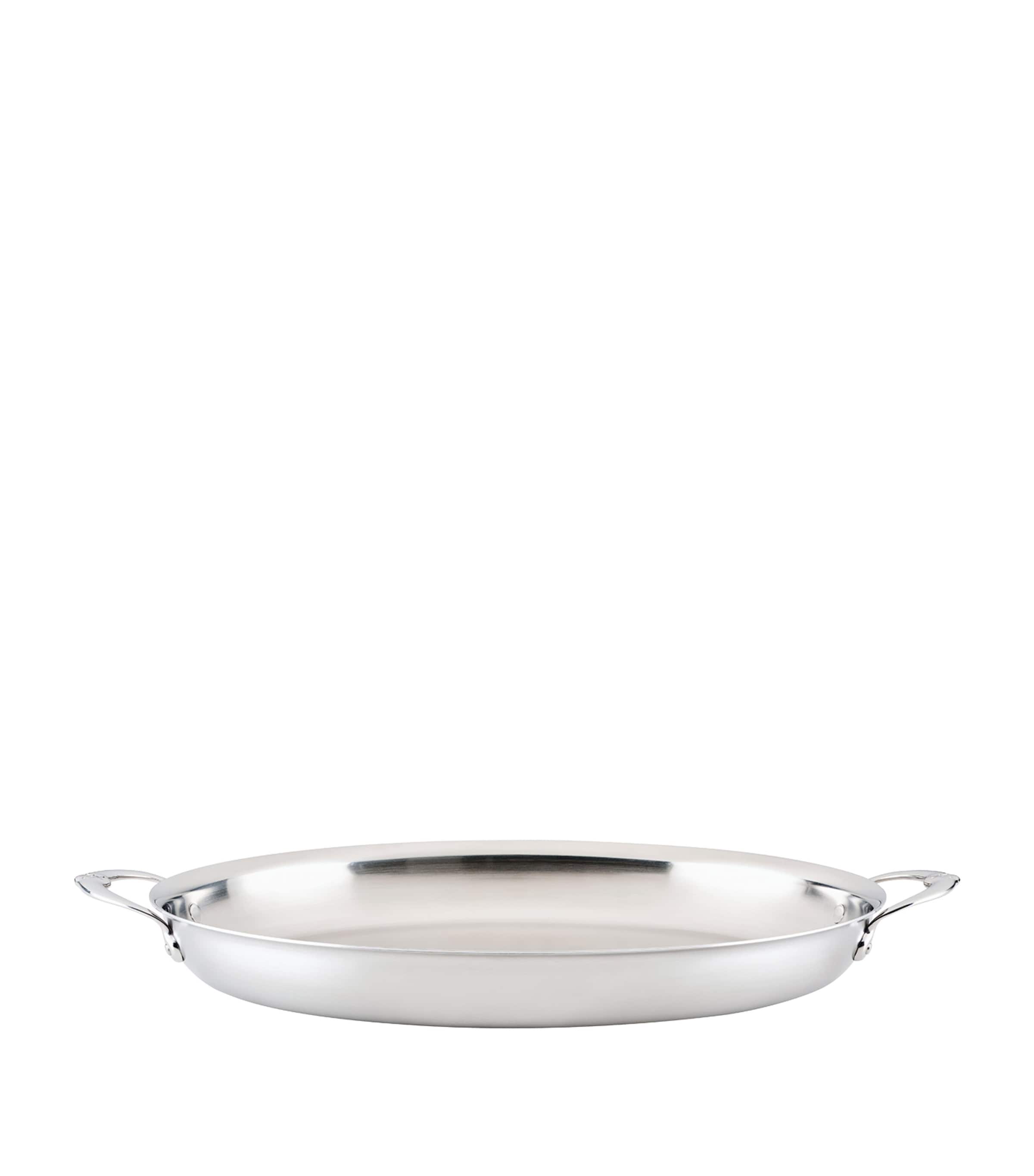 Hestan stainless steel oval au gratin dish 33.5cm, UK version