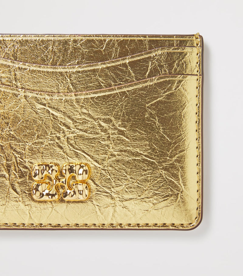 GANNI metallic Bou card holder (British brand)