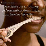 Roam Medium Brown condoms 12-pack with lubricant (British brand)