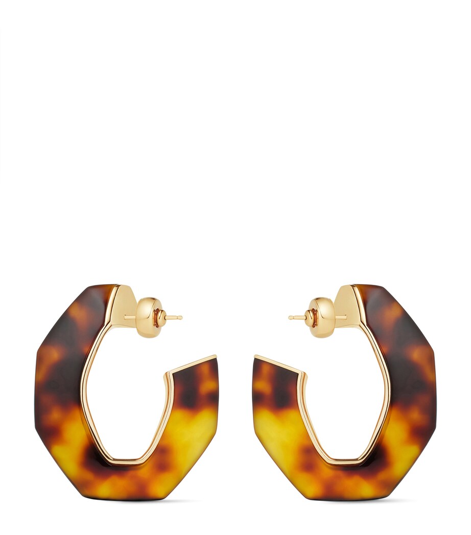 Grandes boucles d'oreilles huggie écaille de tortue Givenchy, version UK