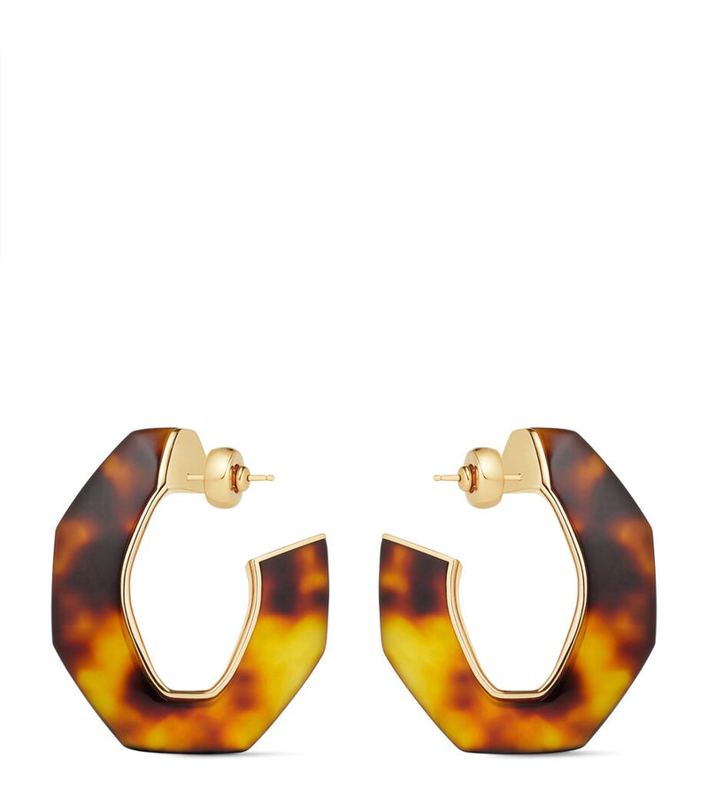 Grandes boucles d'oreilles huggie écaille de tortue Givenchy, version UK