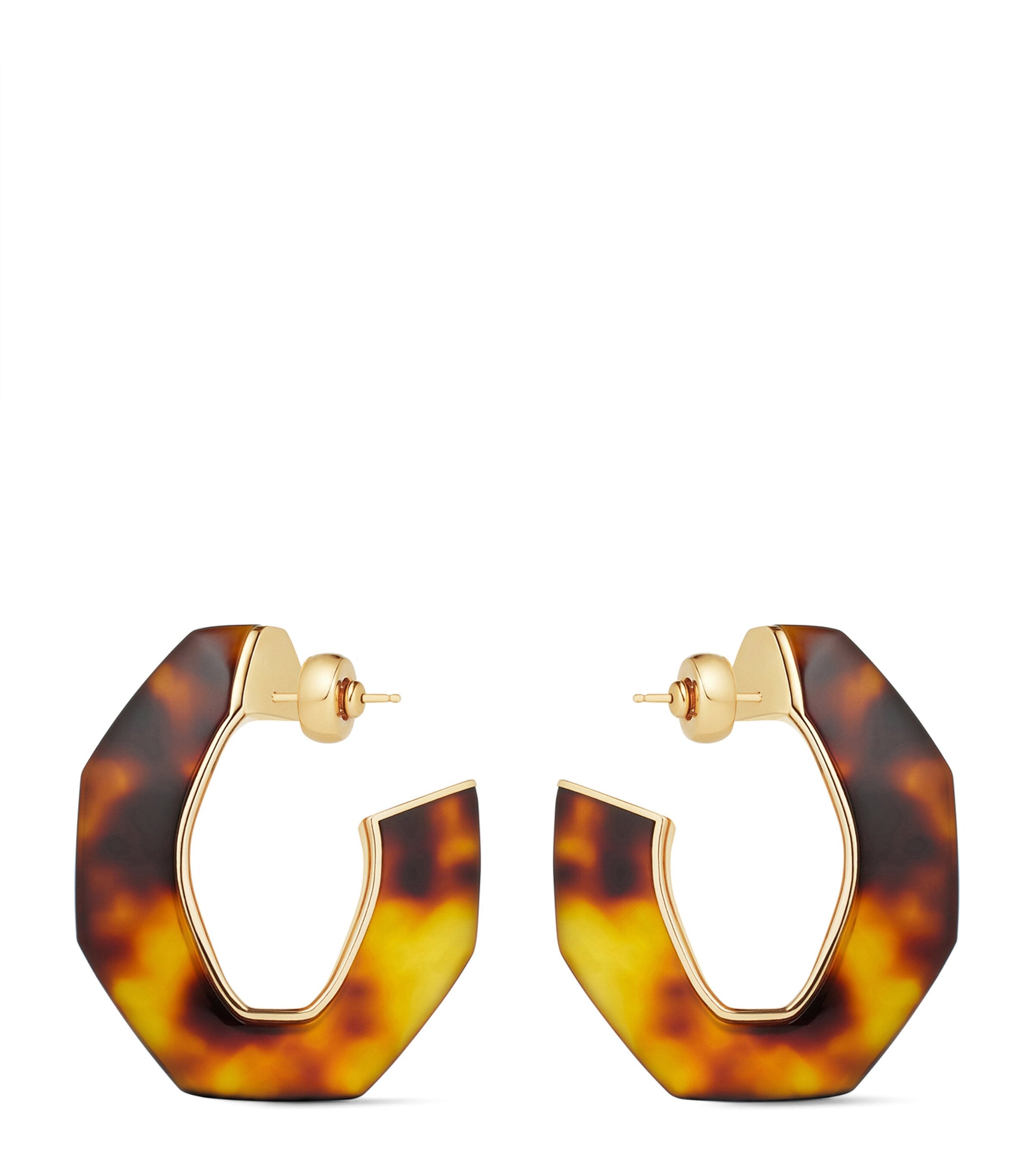 Grandes boucles d'oreilles huggie écaille de tortue Givenchy, version UK