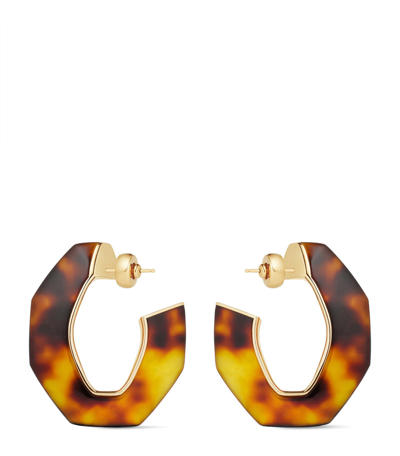 Grandes boucles d'oreilles huggie écaille de tortue Givenchy, version UK