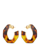 Grandes boucles d'oreilles huggie écaille de tortue Givenchy, version UK