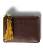 Miu Miu calfskin tassel card holder (British brand)