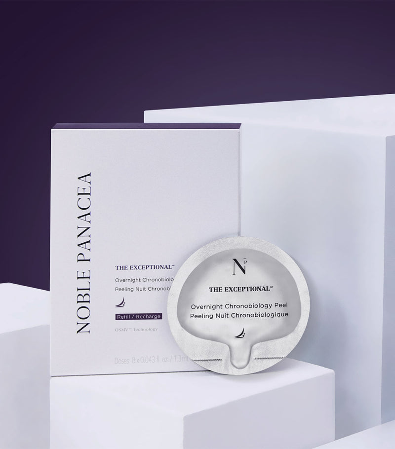 Noble Panacea Overnight Chronobiology Peel Refill 8x1.3ml, imported from the UK
