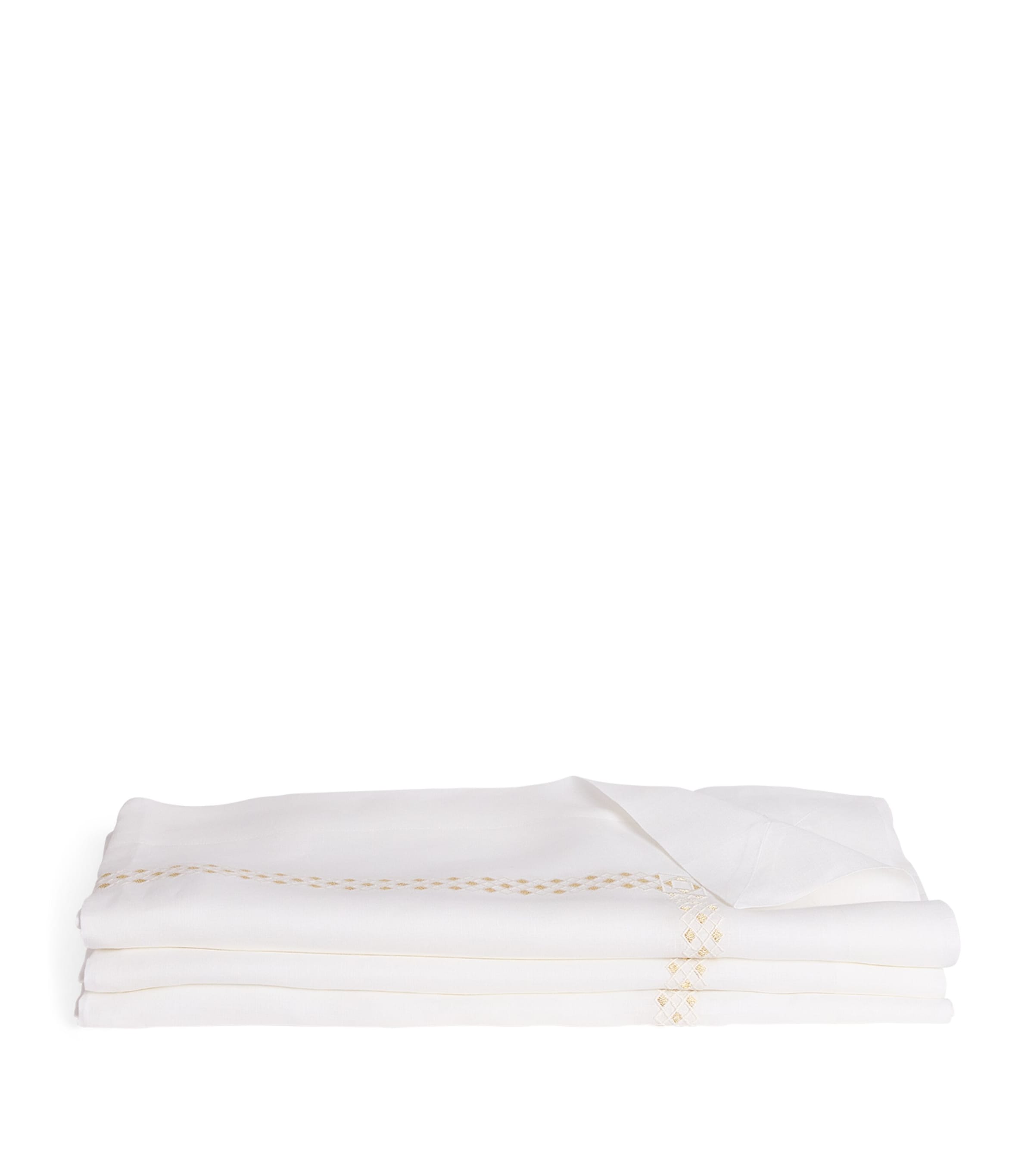 Dea Linen Embroidered Liri Tablecloth 170cm x 270cm - British product