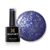 Bluesky Dazzling Platinum Gel Sky Spangle nail polish (British brand)