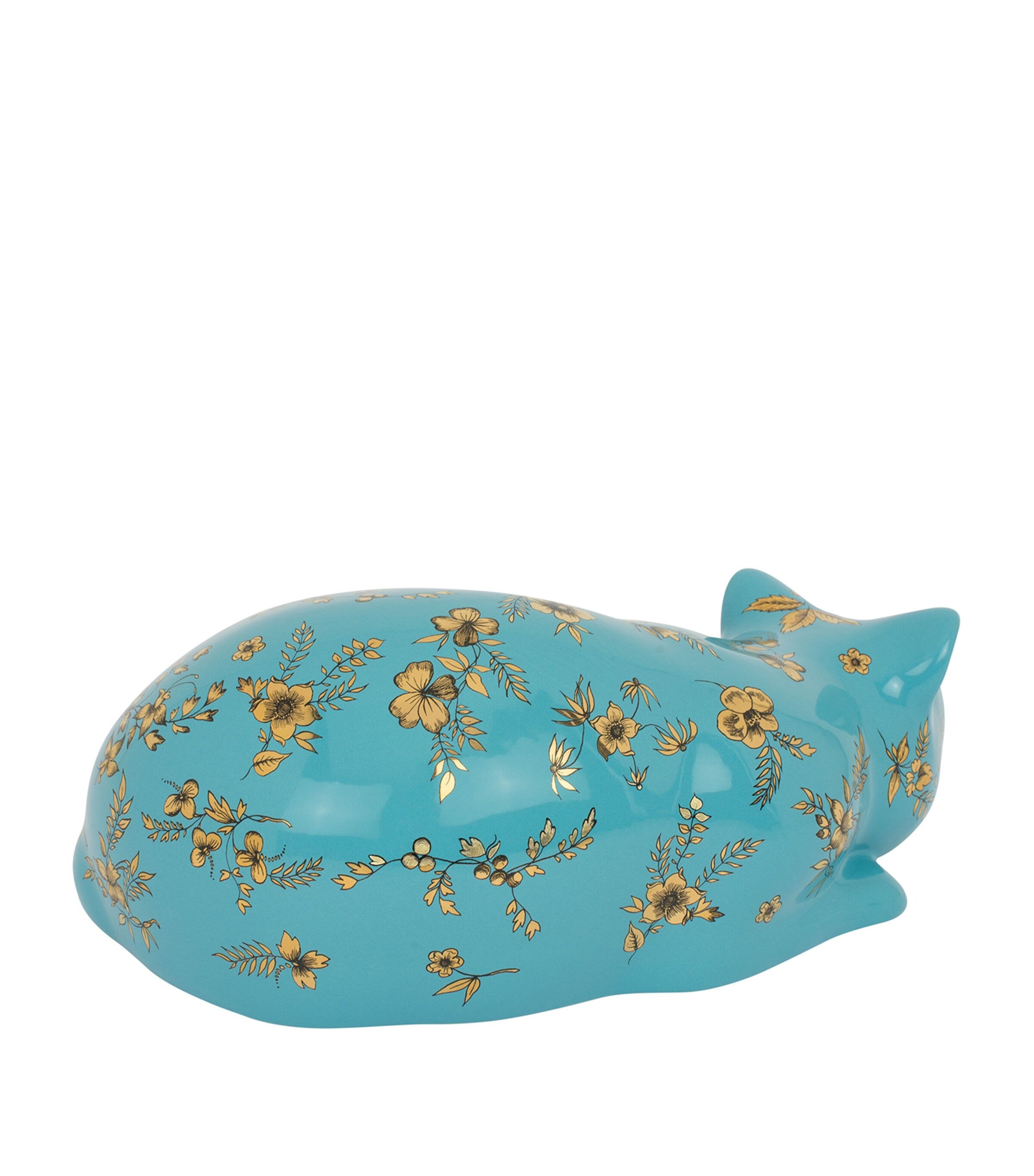 Fornasetti ceramic fiorato cat ornament - British product