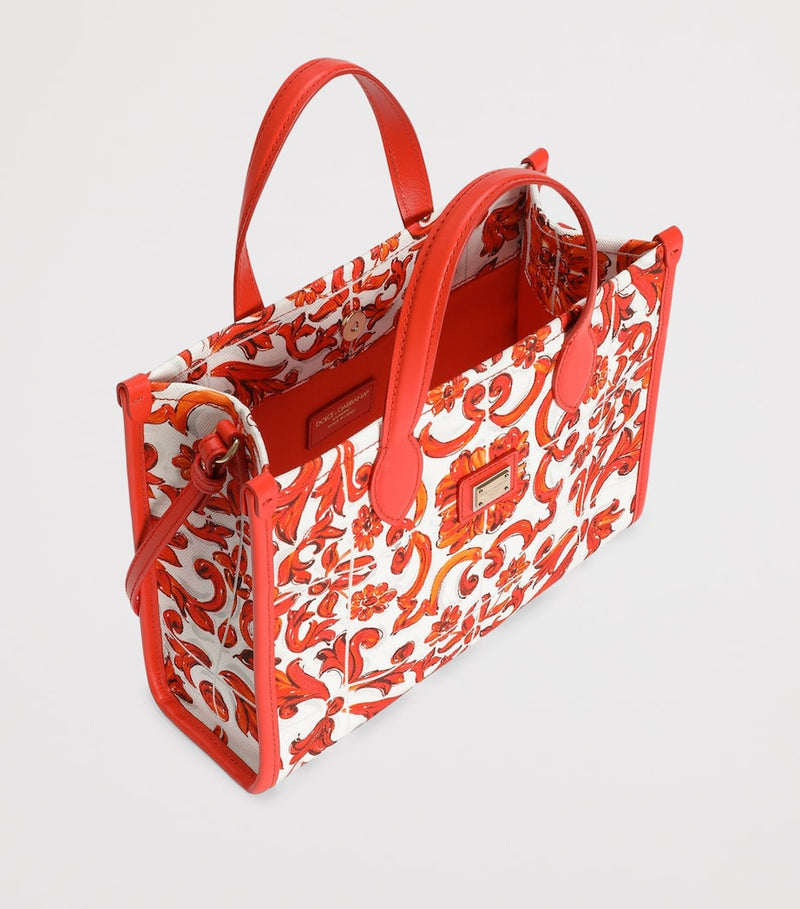 Dolce&Gabbana Kids Majolica tote bag small, UK version