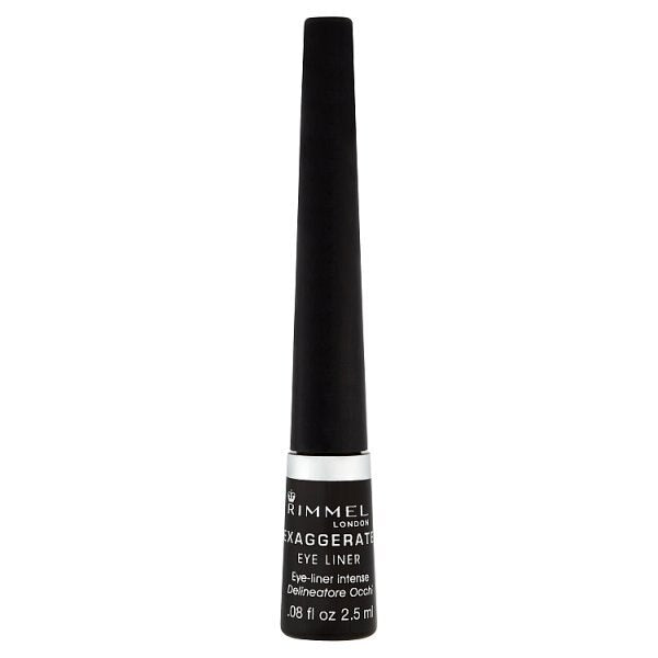 Rimmel Exaggerate Liquid Eyeliner Black 1 GOODS Superdrug   