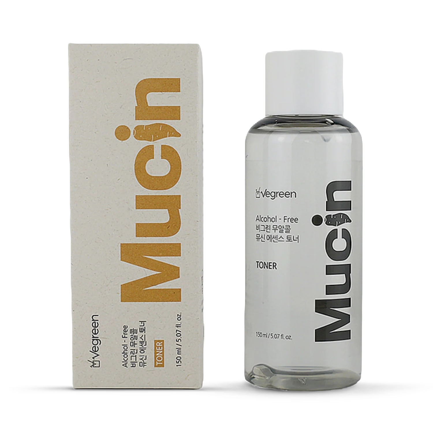 VEGREEN mucin essence alcohol-free toner 150ml (British brand)