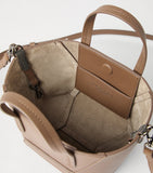 Brunello Cucinelli mini calfskin BC Duo tote bag, imported from the UK