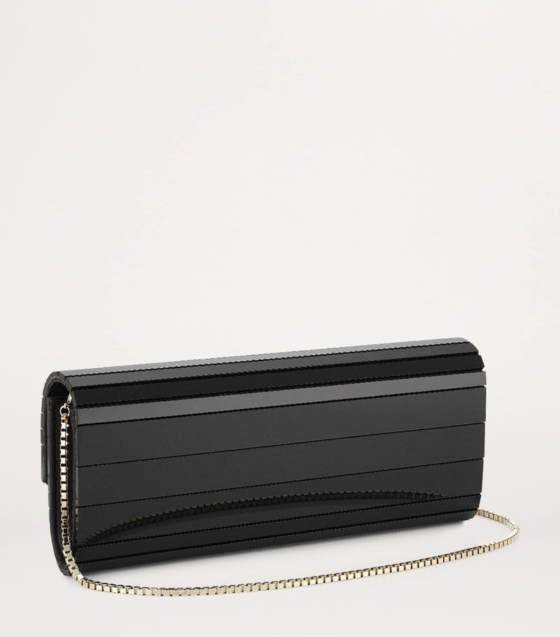Jimmy Choo Sweetie clutch bag acrylic chain strap - British product