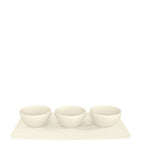 Villeroy & Boch Manufacture Rock 3-piece dip set (British brand)
