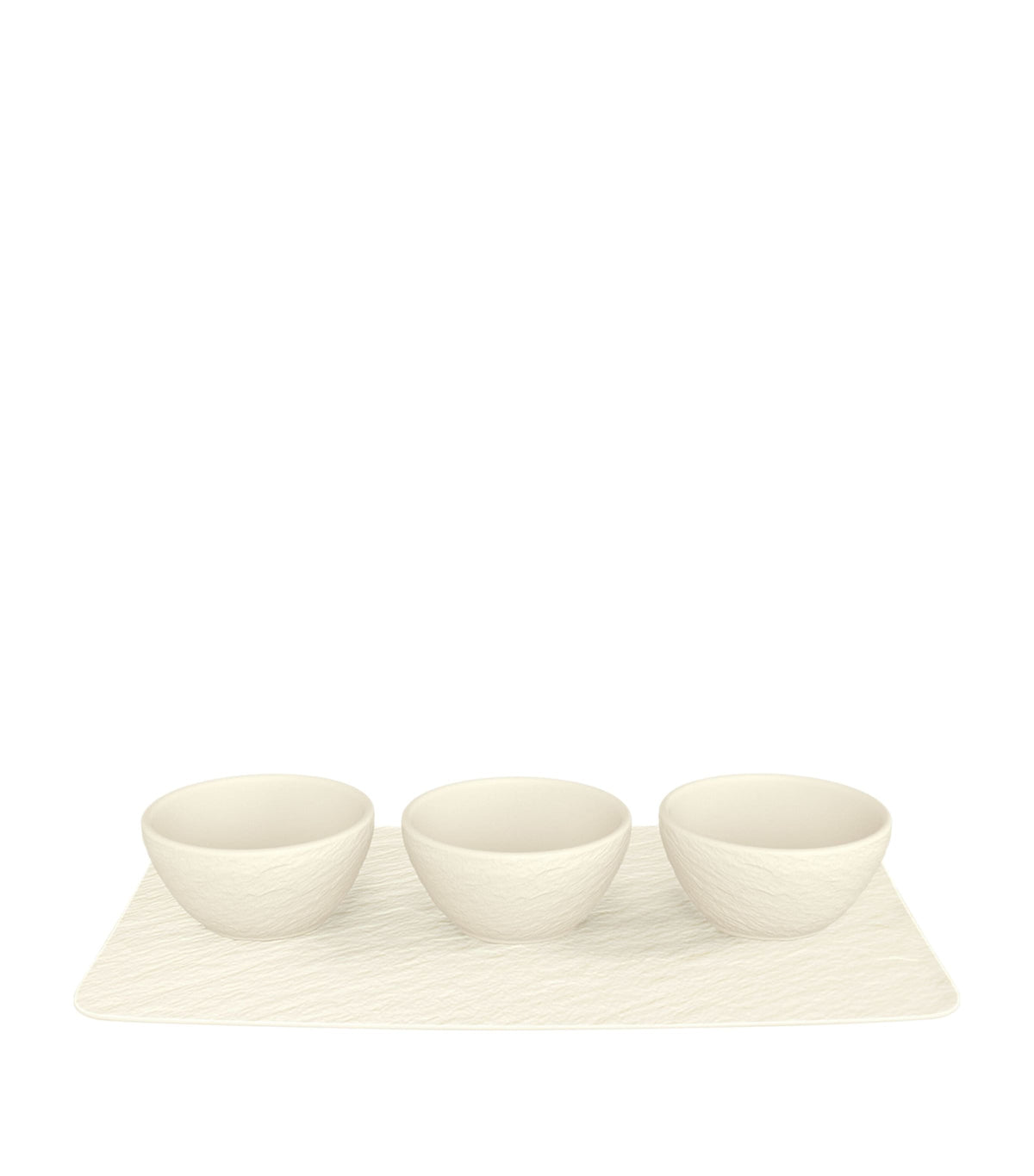 Villeroy & Boch Manufacture Rock 3-piece dip set (British brand)